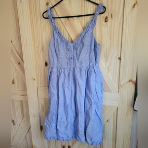 Banana Republic, light blue, size 12, knee-length dress